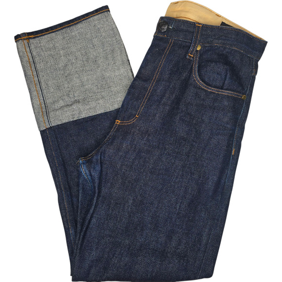 Rag & Bone Dark Wash Cuff‎ Japanese Selvedge Jeans Size 27 - Picture 2 of 14